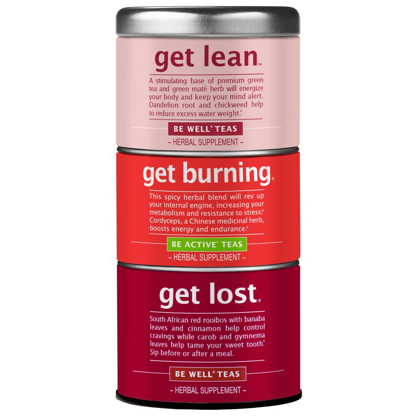 Get Lost® Stackable Tea Tin