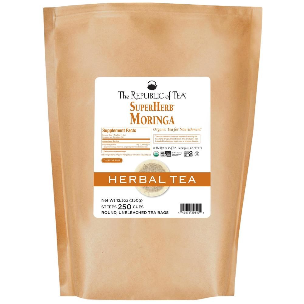 Organic Moringa SuperHerb® Tea Bags
