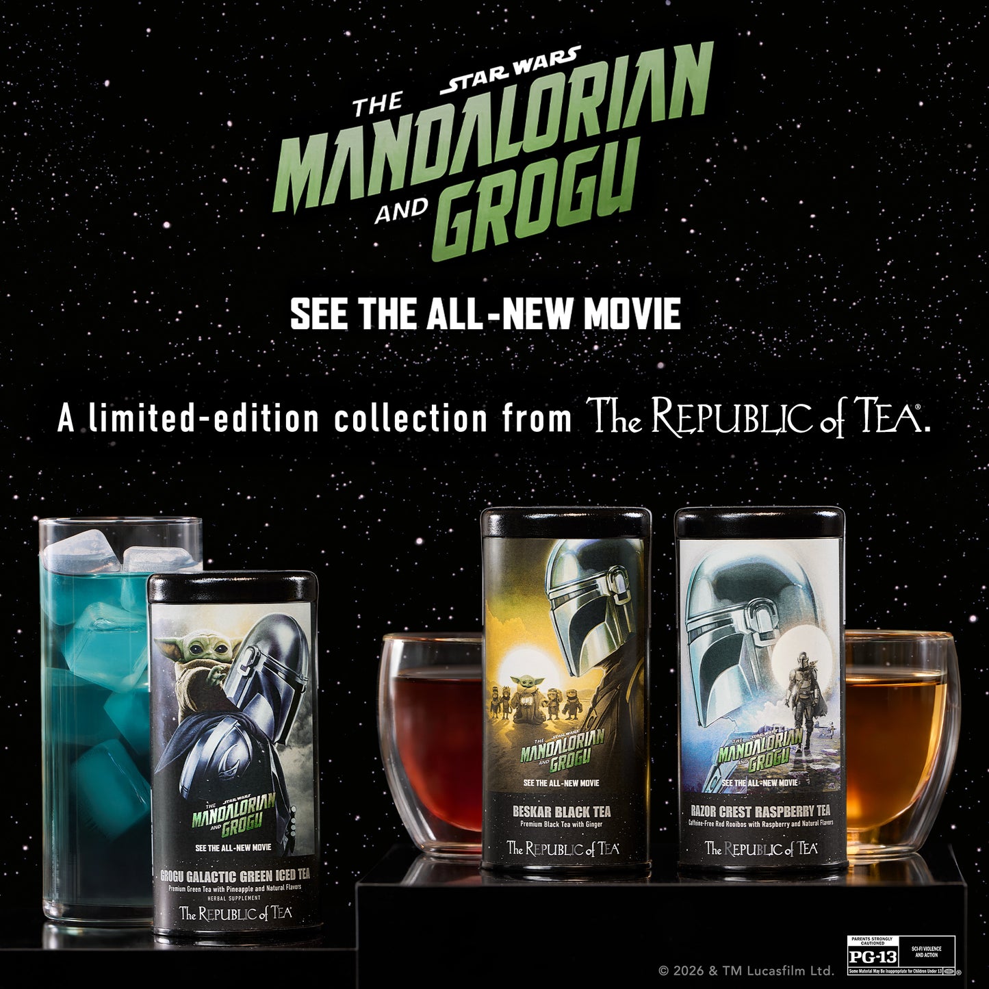 Star Wars: The Mandalorian and Grogu Grogu Galactic Green Iced Tea