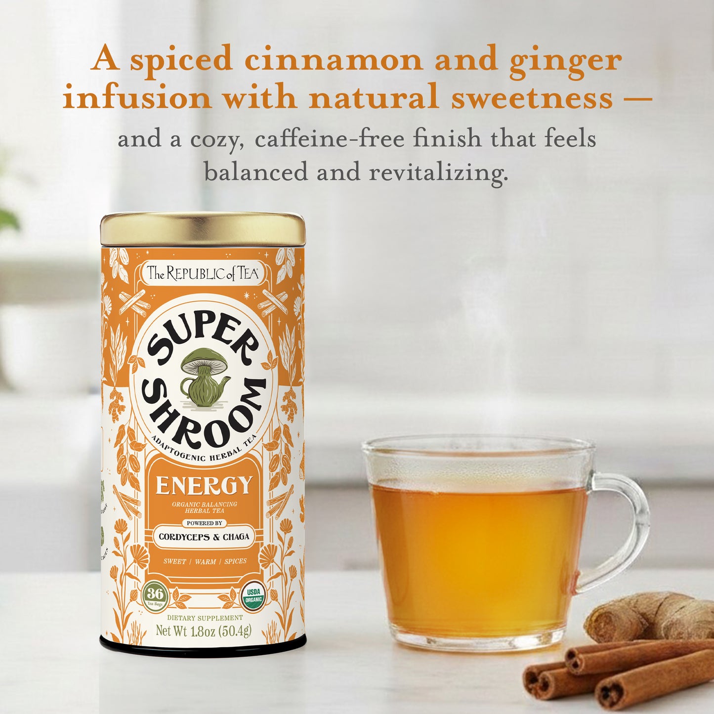Organic Energy SuperShroom Herbal Tea