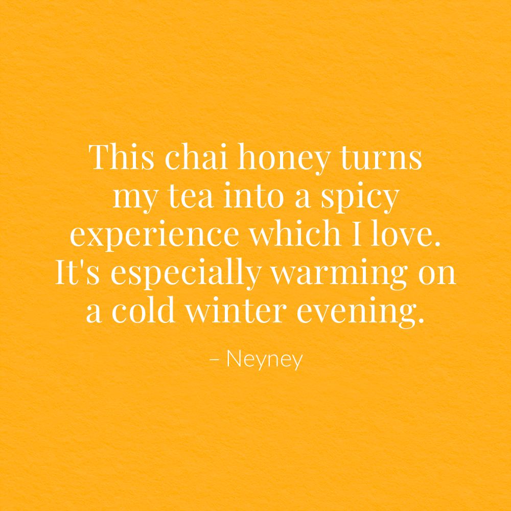 Chai Spice Honey for Tea