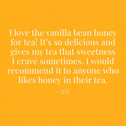 Vanilla Bean Honey for Tea