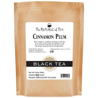 Cinnamon Plum Black Tea Bags