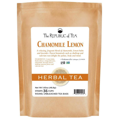 Chamomile Lemon Herbal Tea Bags