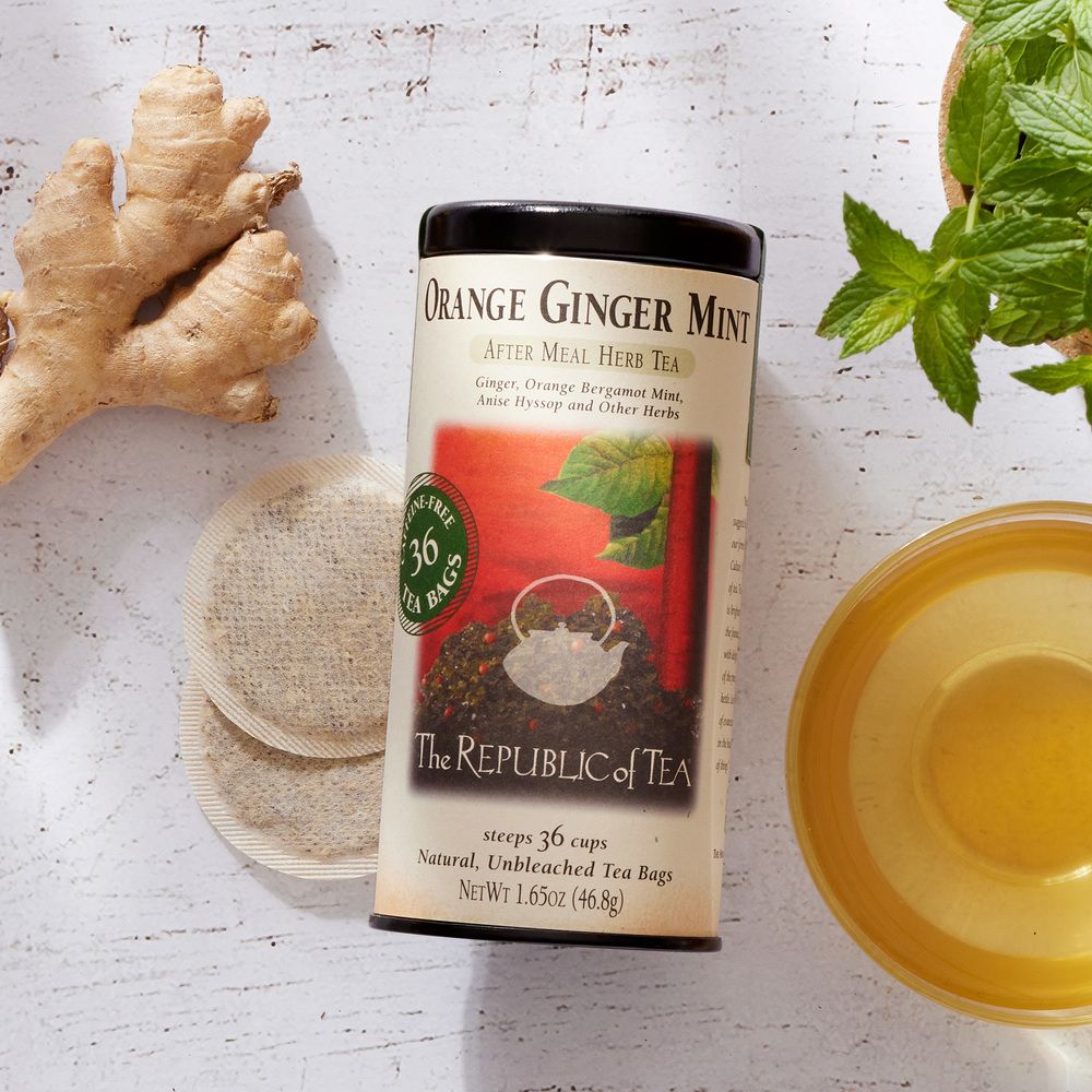 Orange Ginger Mint Herbal Tea Bags