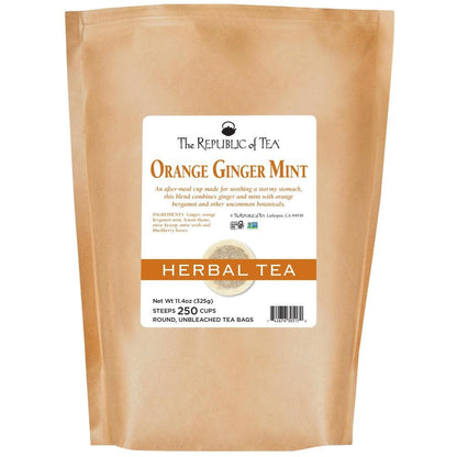 Orange Ginger Mint Herbal Tea Bags