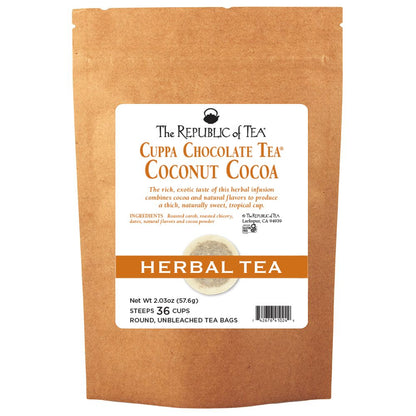 Coconut Cocoa Cuppa Chocolate Tea Bags