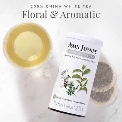 Asian Jasmine 100% White Tea Bags