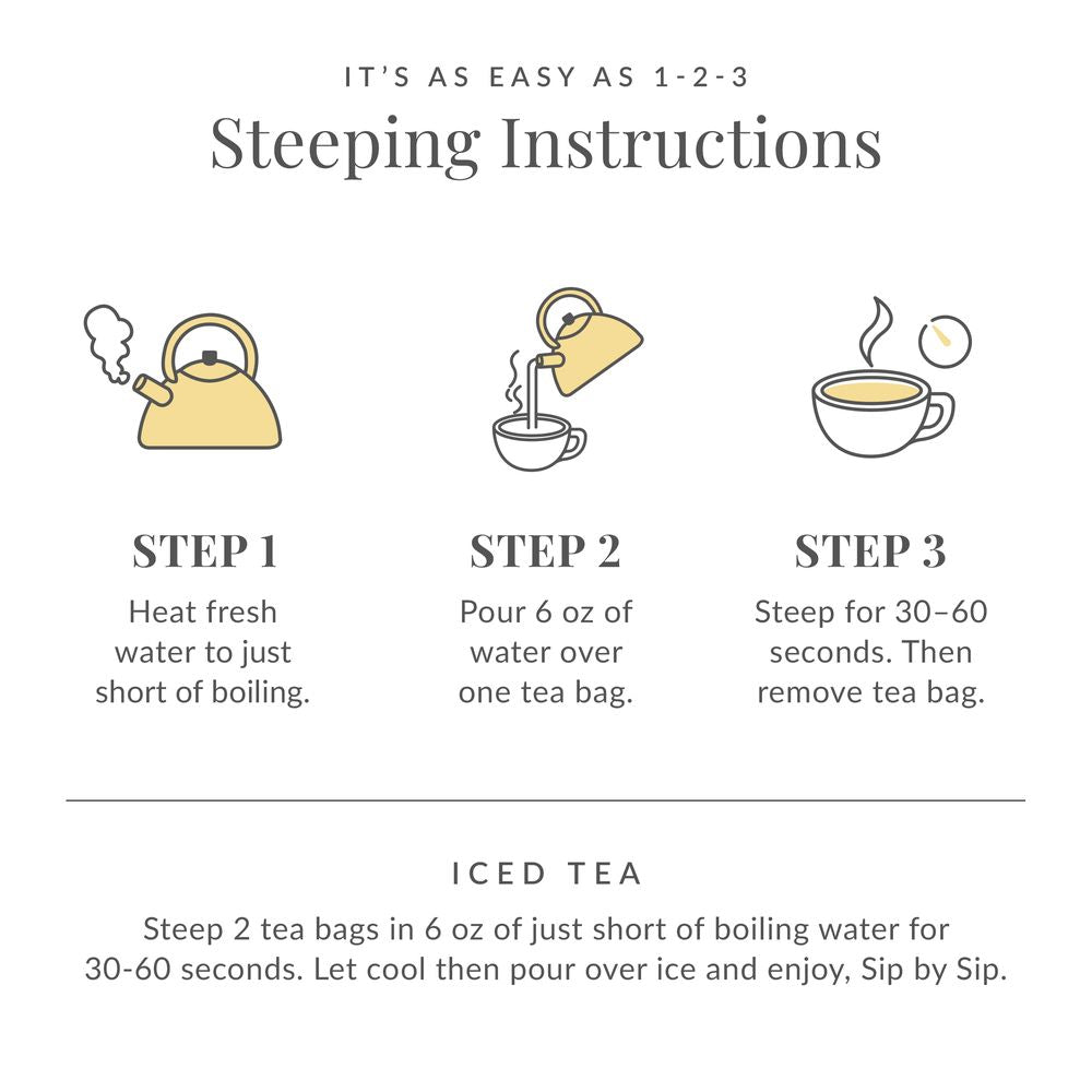 Asian Jasmine 100% White Tea Bags