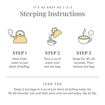 Asian Jasmine 100% White Tea Bags