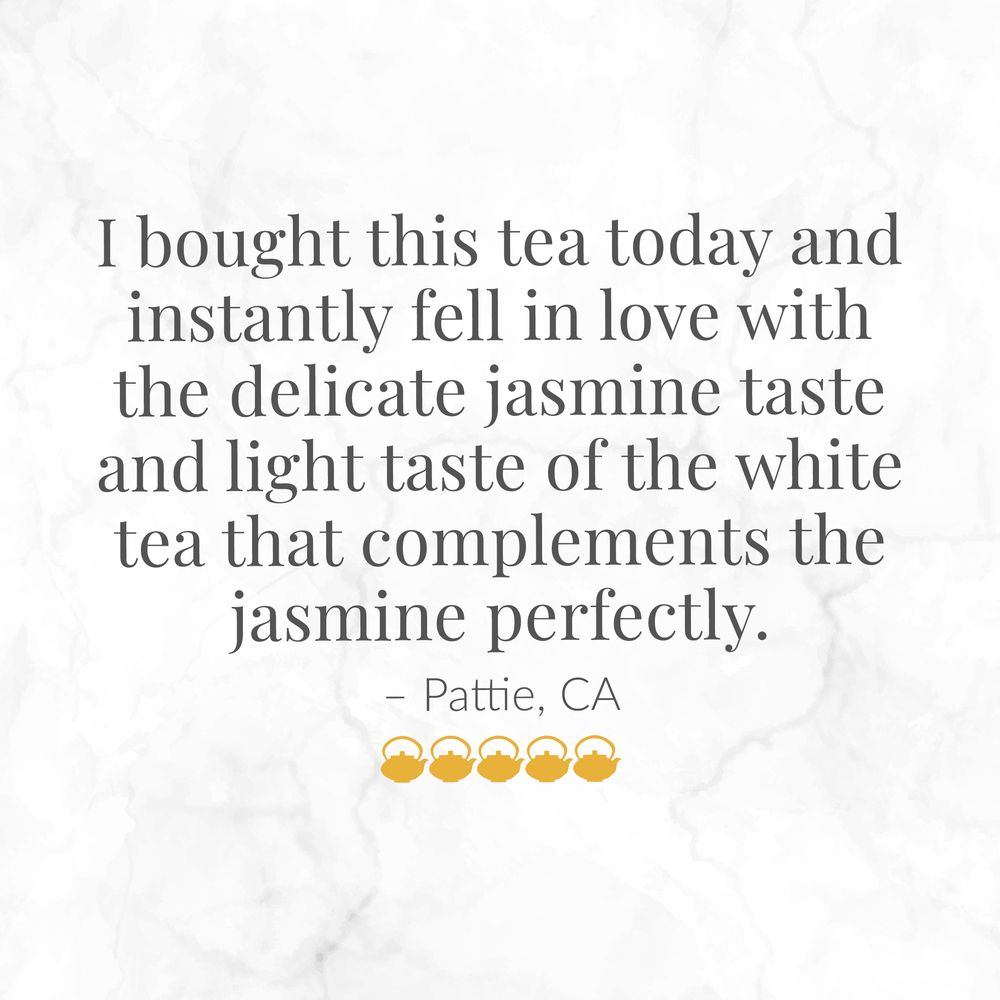 Asian Jasmine 100% White Tea Bags