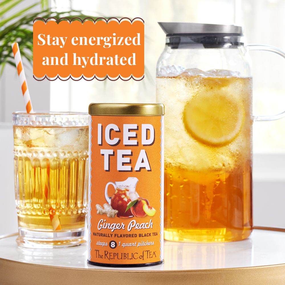 Ginger Peach Black Large Iced Tea Pouches