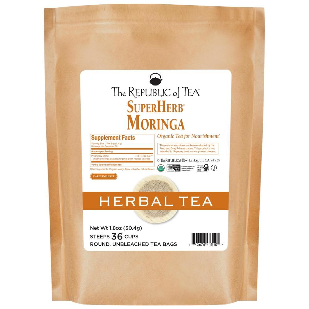 Organic Moringa SuperHerb® Tea Bags