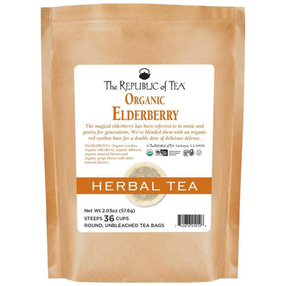 Organic Elderberry Red Tea Bags