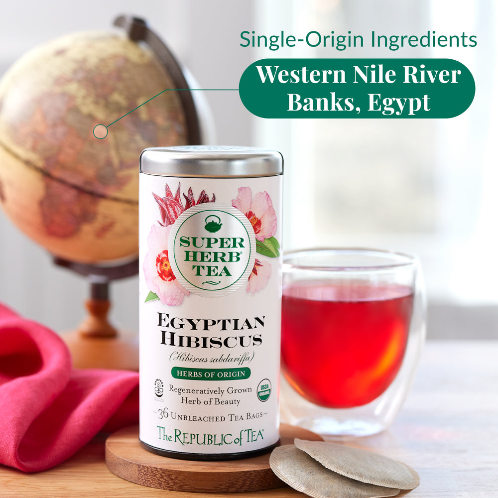 Organic Egyptian Hibiscus SuperHerb® Herbs of Origin Tea Bags