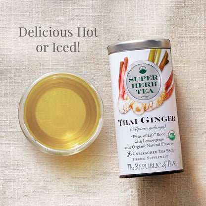 Organic Thai Ginger SuperHerb® Tea Bags