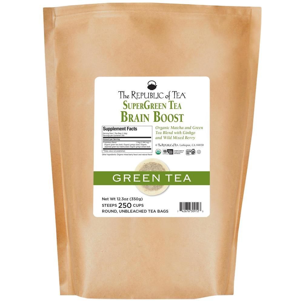 Organic Brain Boost SuperGreen Tea Bags