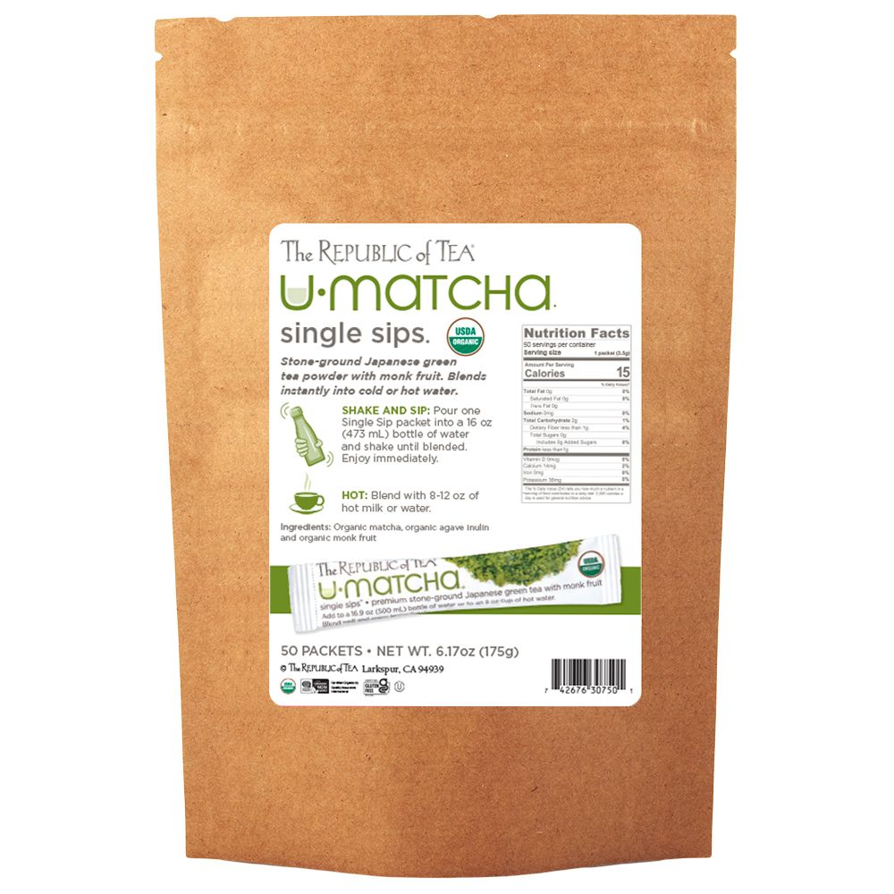 Organic U•Matcha® Single Sips®