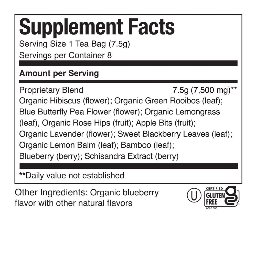 Blueberry Lavender Daily Beauty Iced Tea Pouches