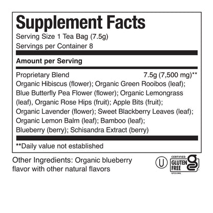 Blueberry Lavender Daily Beauty Iced Tea Pouches