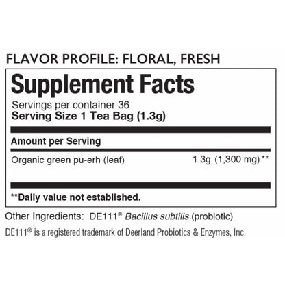 Organic Green Pu-erh SuperDigest Tea®