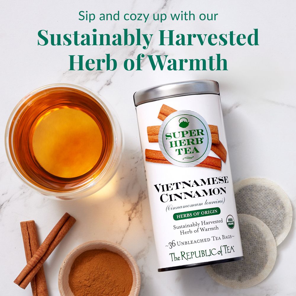 Organic Vietnamese Cinnamon SuperHerb® Herbs of Origin Tea Bags