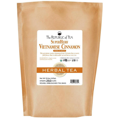 Organic Vietnamese Cinnamon SuperHerb® Herbs of Origin Tea Bags