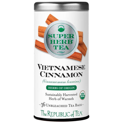 Organic Vietnamese Cinnamon SuperHerb® Herbs of Origin Tea Bags