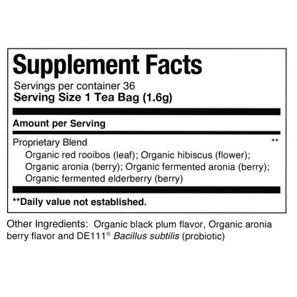 Aronia Elderberry Rooibos SuperDigest Tea® - 5 Tea Bag Sample