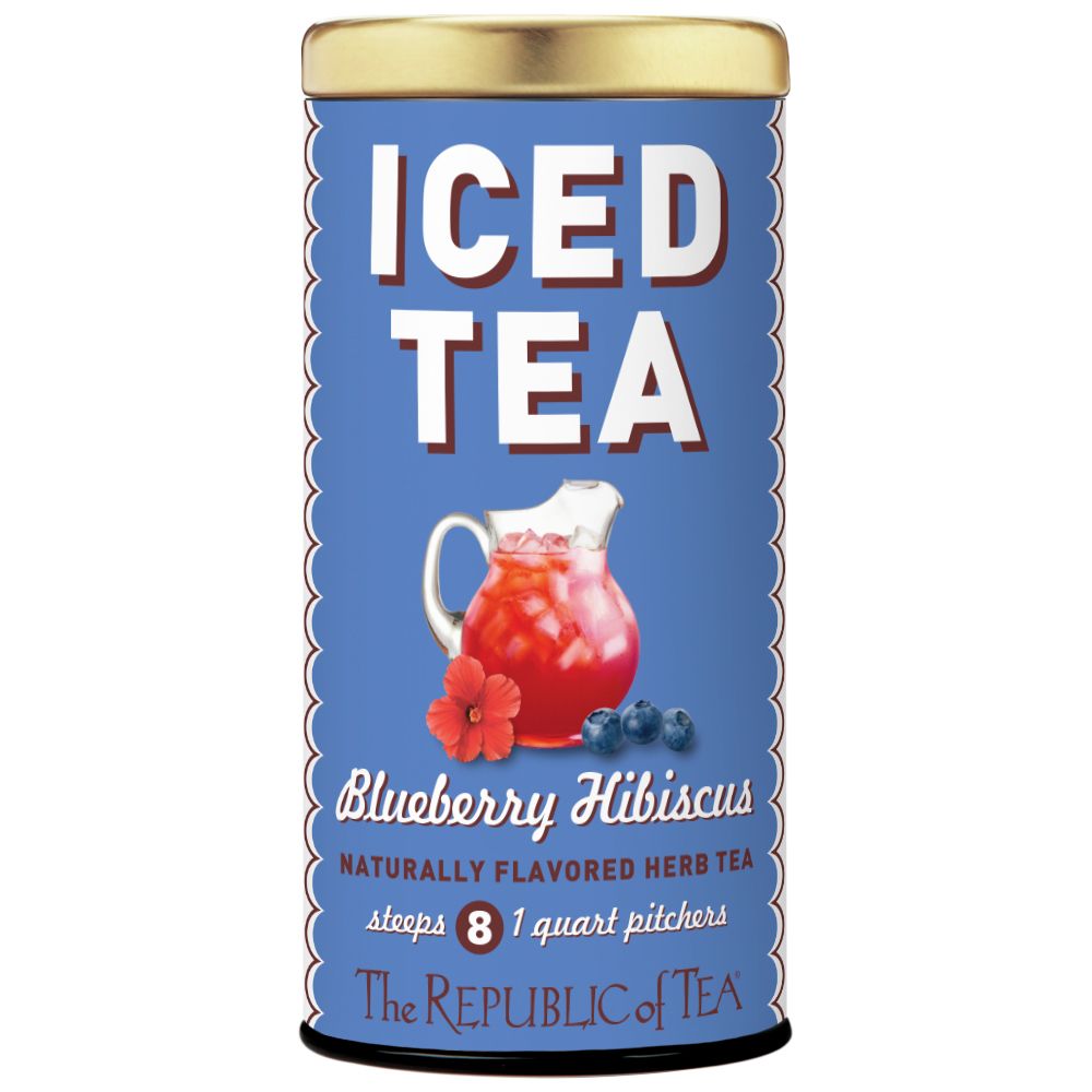 Blueberry Hibiscus Iced Tea