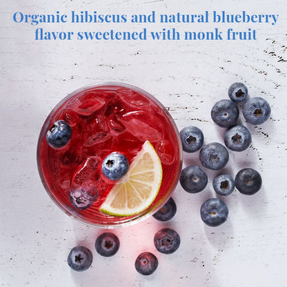 Blueberry Hibiscus Iced Tea