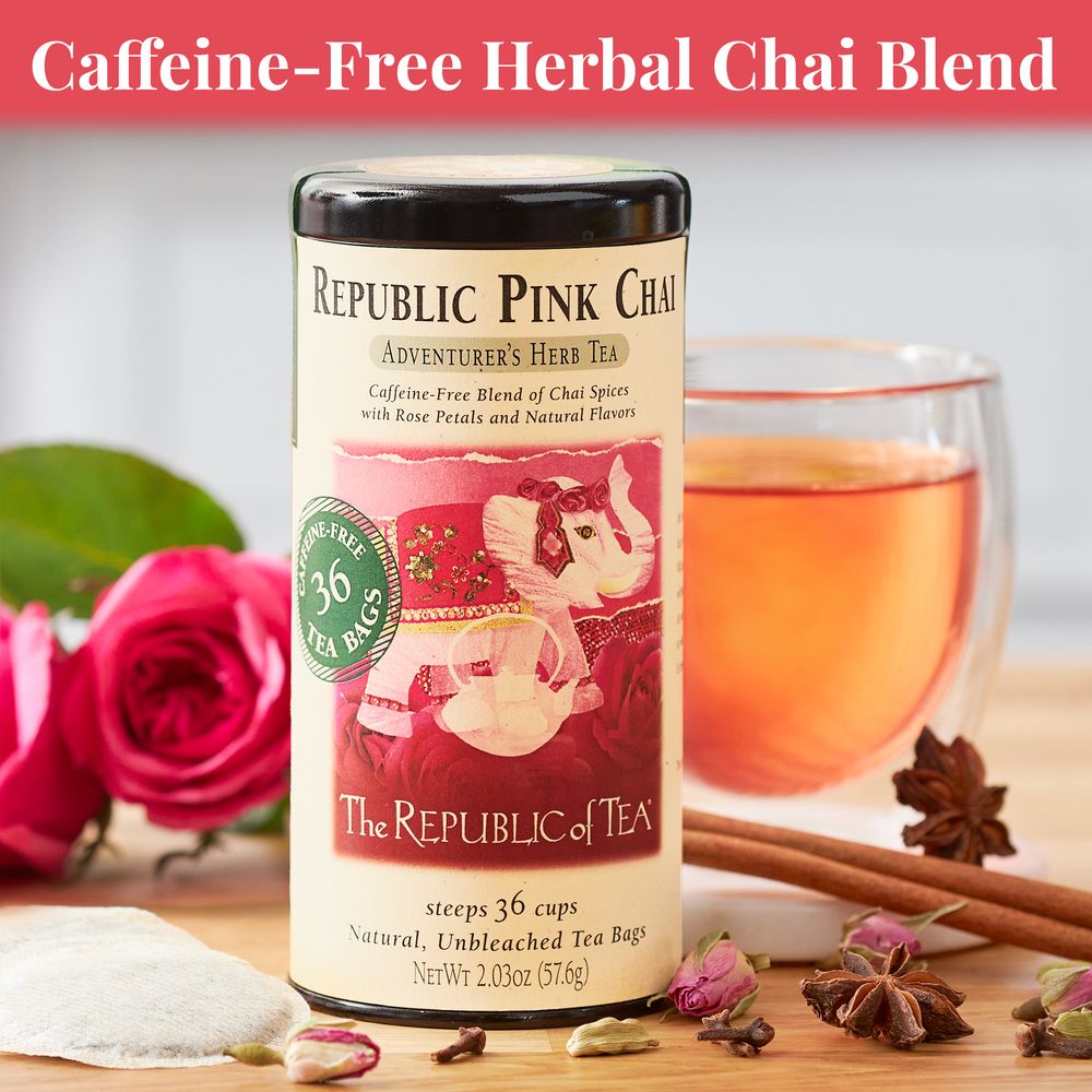 Republic Pink Chai Herbal Tea Bags