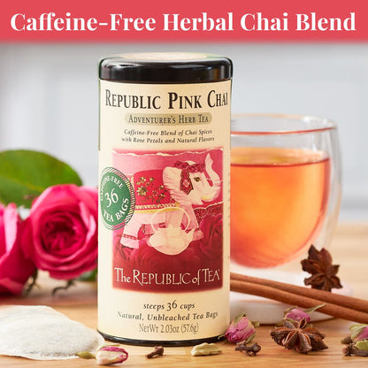 Republic Pink Chai Herbal Tea Bags