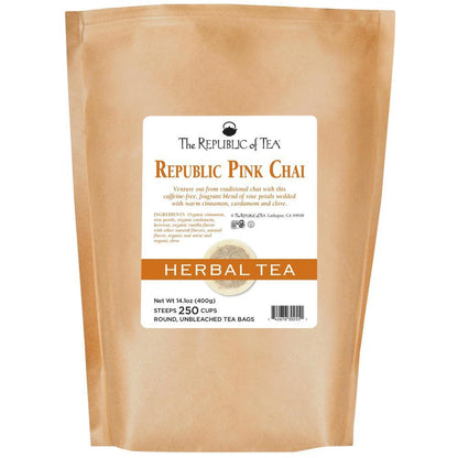 Republic Pink Chai Herbal Tea Bags