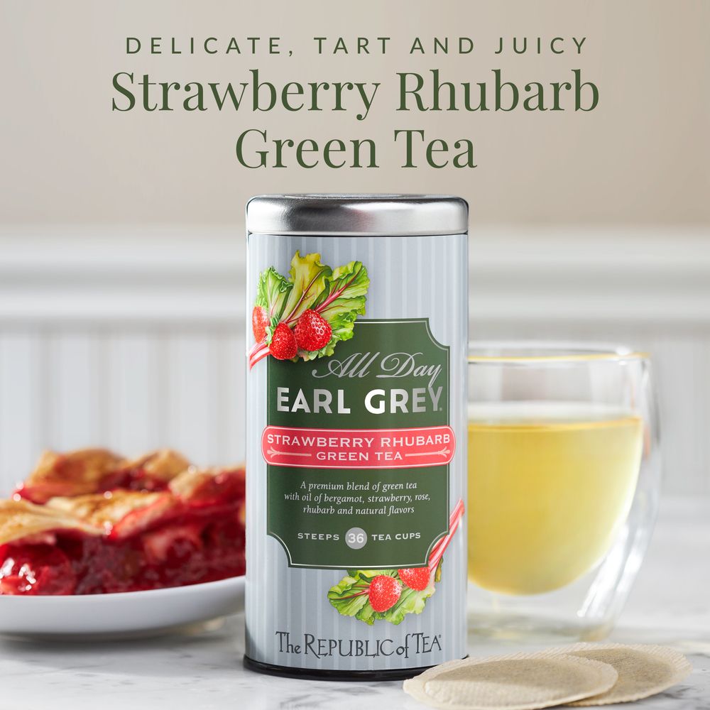 All Day Earl Grey® Strawberry Rhubarb Green Tea