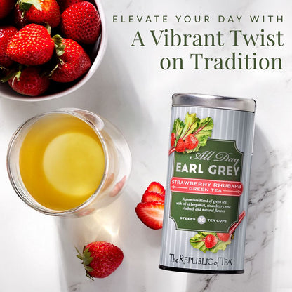 All Day Earl Grey® Strawberry Rhubarb Green Tea