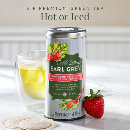 All Day Earl Grey® Strawberry Rhubarb Green Tea