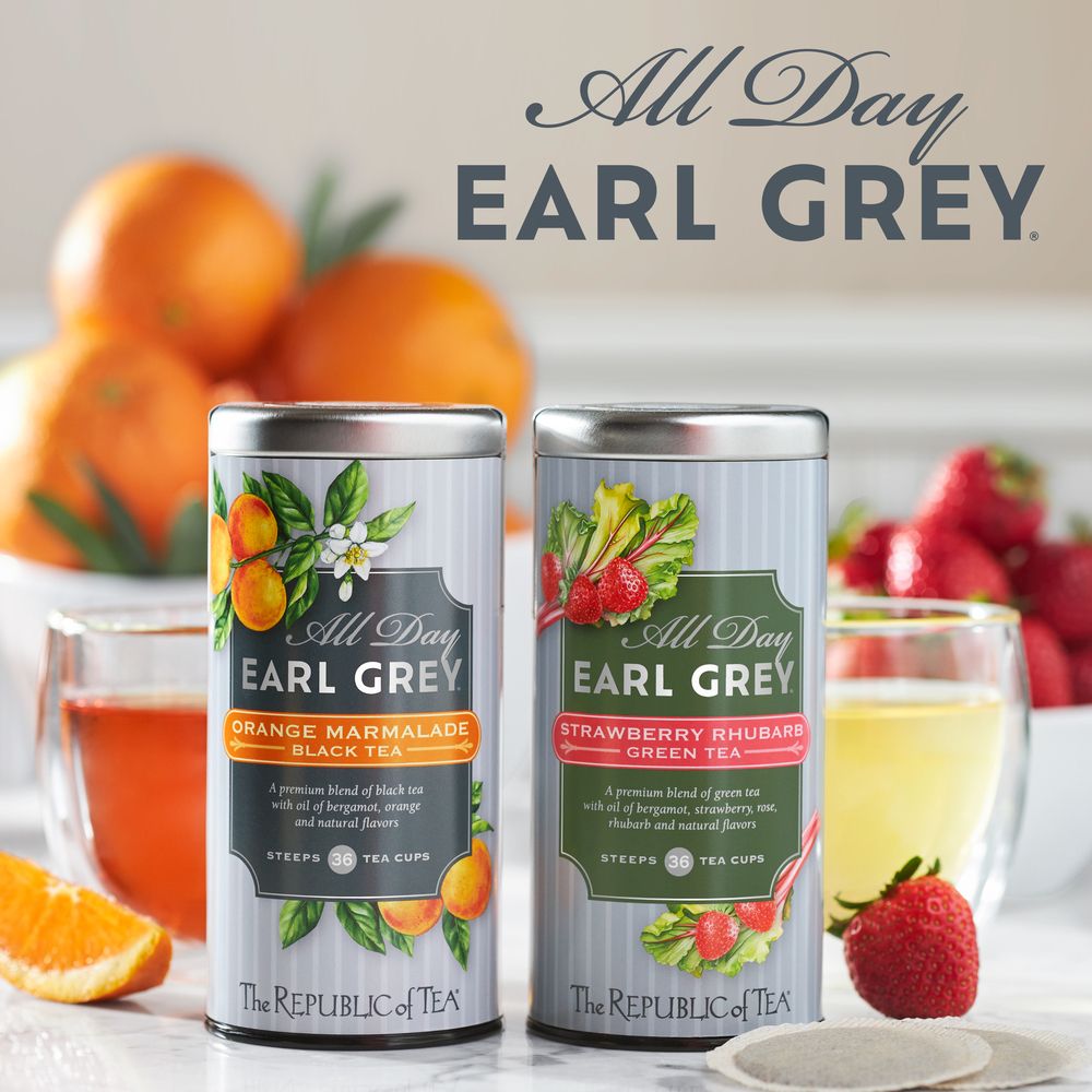 All Day Earl Grey® Strawberry Rhubarb Green Tea