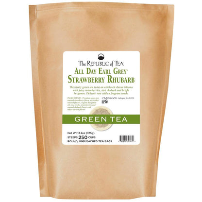 All Day Earl Grey® Strawberry Rhubarb Green Tea