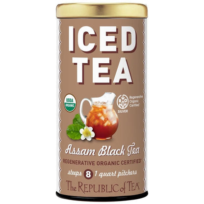Regenerative Organic Certified® Assam Black Iced Tea Pouches